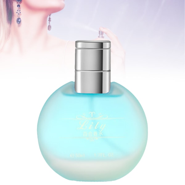 50ml Toilette Spray Langvarig Flower Duft Frosted Bottle Body Parfume til Kvinder Lily