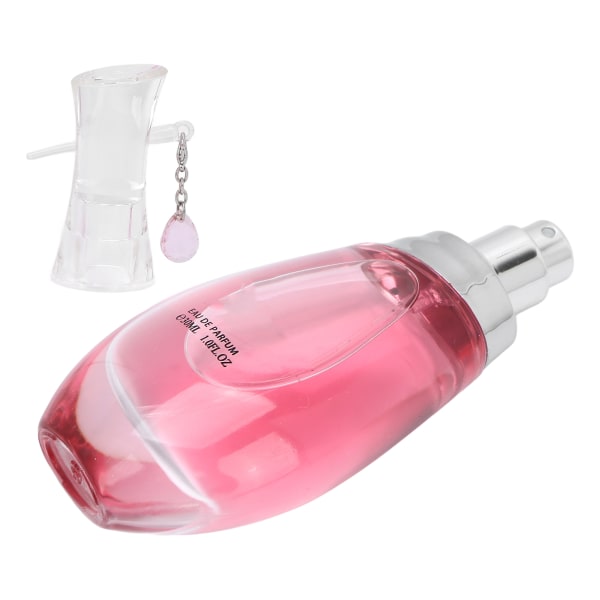 Naispuolinen hajuvesipullo luonnollinen pitkäkestoinen kukkainen tuoksu hajuvesilahja naisille 30 ml vaaleanpunainen