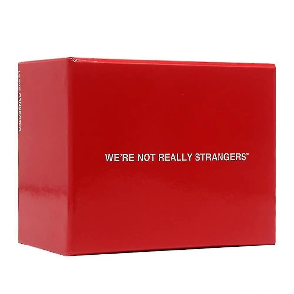 We 39's Not Real Strangers Party Board Game Friends Interactive Game Red Gift red