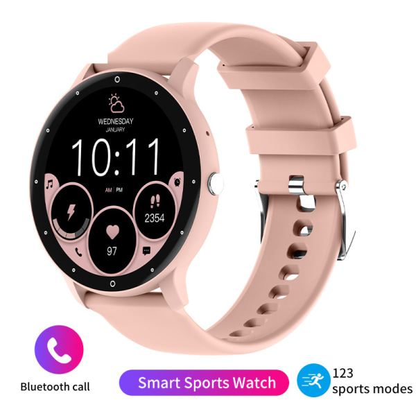 L02D call modell ZL02PRO smart watch puls blodtryck träning pink