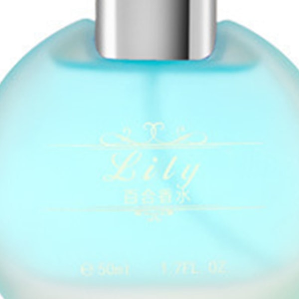 50 ml WC-suihke Pitkäkestoinen kukkainen tuoksu Frosted Bottle Body Body Hajuvesi naisille Lily
