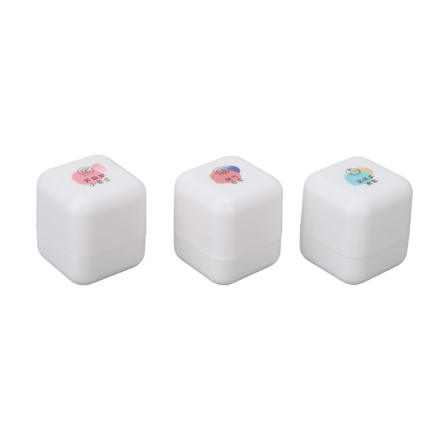3st Mini Solid Parfym Resevänlig Elegant Hållbar Deodorant Bärbar Pocket Solid Balm för kvinnor Flickor