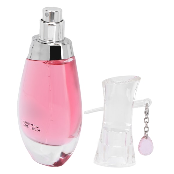 Naispuolinen hajuvesipullo luonnollinen pitkäkestoinen kukkainen tuoksu hajuvesilahja naisille 30 ml vaaleanpunainen