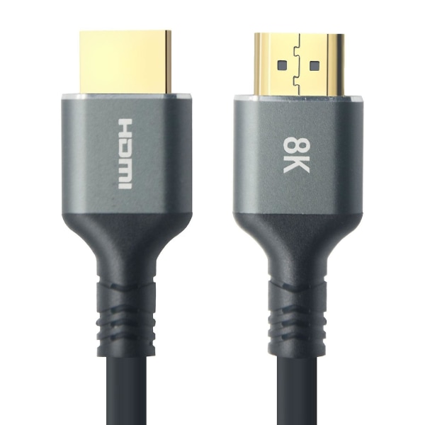 HDMI 2.1-kabel Ultra-hd Uhd 8k 60hz 4k 120hz 48gbs-kabel med hdmi-ljud och Ethernet-kabel 5m 5m