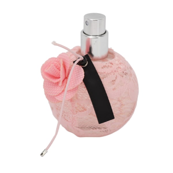 Kvinnlig parfym Rose Doft Långvarig rosa spetsflaska Fin Mist Light Parfym Spray