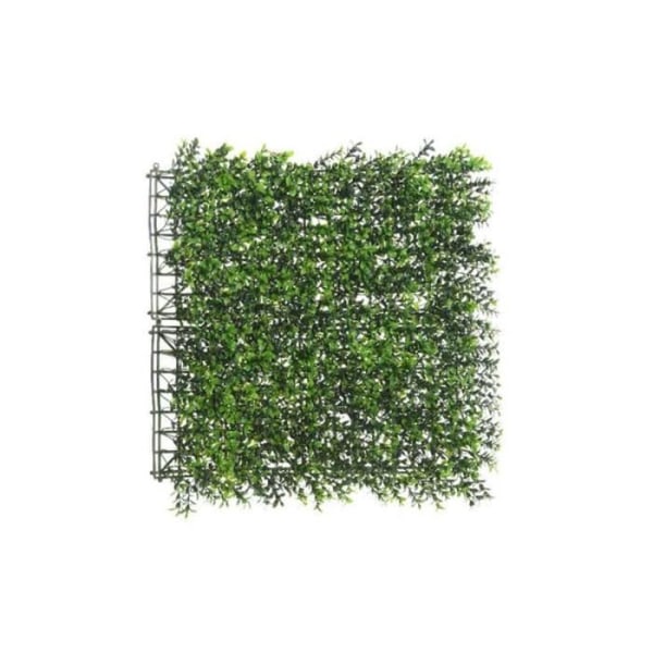Konstgjord växtpanel - KAEMINGK - Buxbom - Grön - Plast - Harts - 100 x 100 x 8 cm