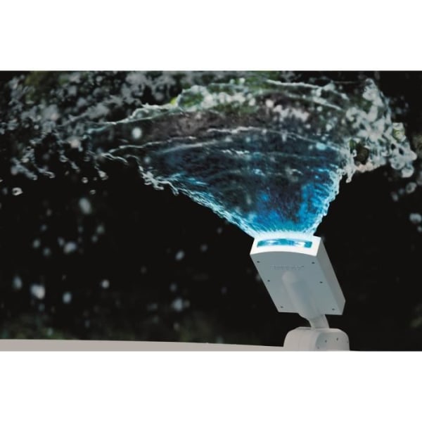 Ledfontän för pool - INTEX - Flerfärgad färgkaskad - Integrerad vattenkraftgenerator