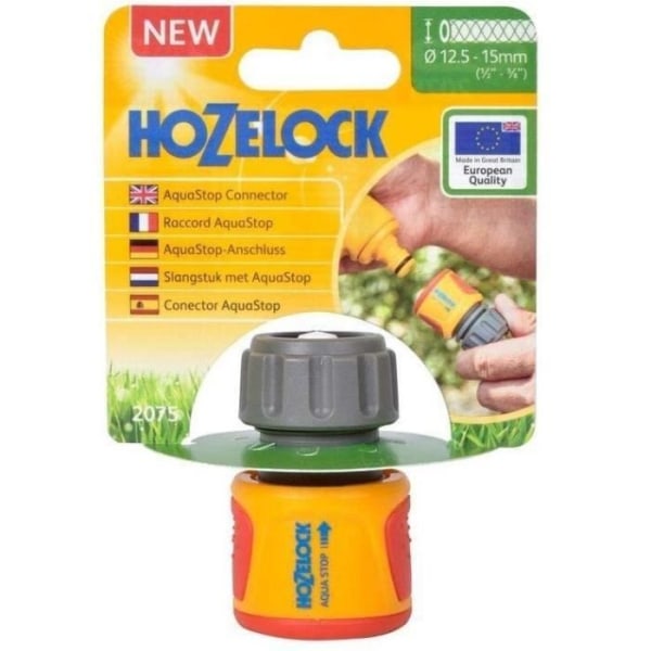 HOZELOCK Aquastop-beslag 12,5 mm och 15 mm Soft Grip bulk