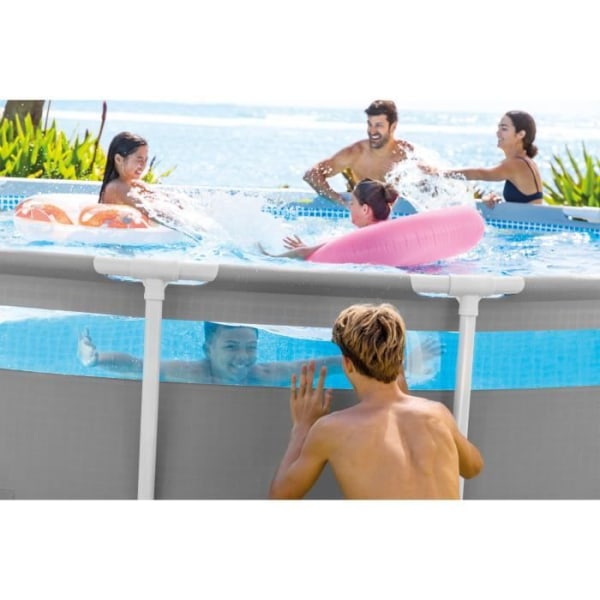 Intex - 26730NP - Clearview rörformad poolsats ø 4,88 x 1,22 m