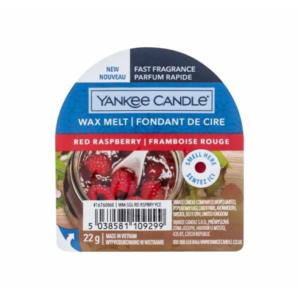Yankee Candle 22g Hallonröd, doftvax
