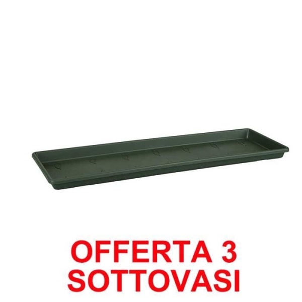Sottovaso pour fioriera - ELHO - Grön Basics Trågfat 40cm - Grön