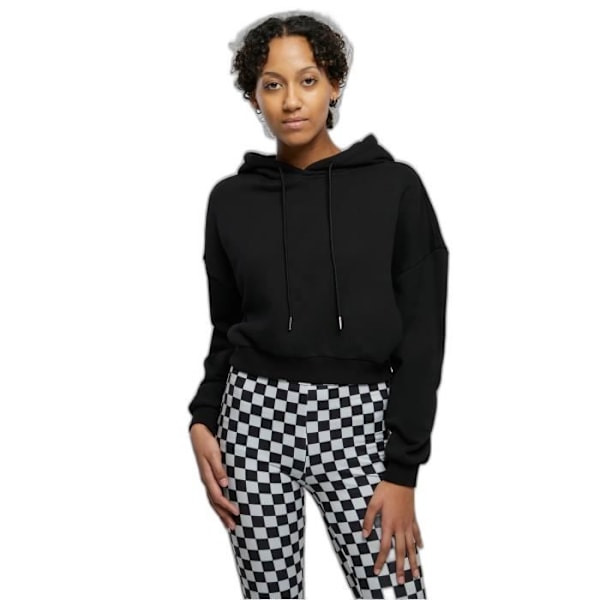 Hættetrøje - Urban Classics - Kvinder - Sort - Lange ærmer - 460 g/m² Svart XL