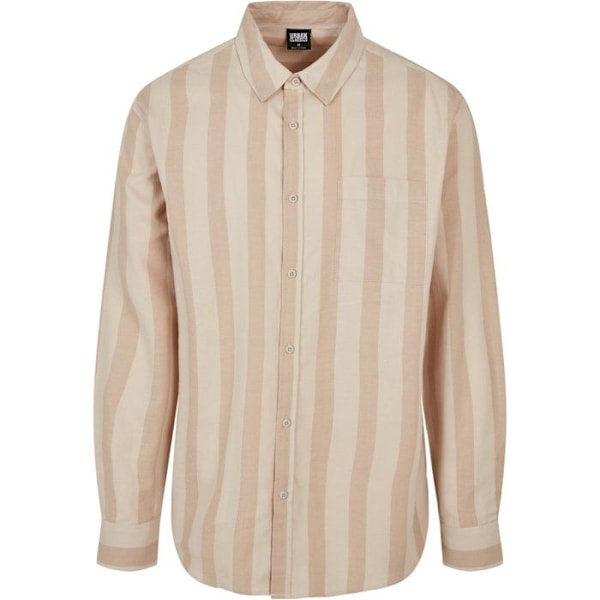 Chemise Urban Classics Raidoitettu - beige - S Beige