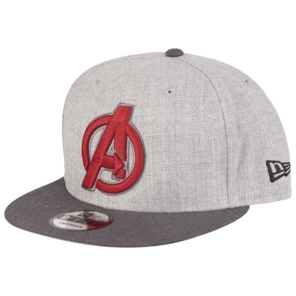 Keps 9FIFTY - New Era - Avengers - Grå - Justerbar - Urban Heathergrå med Avengers-logotyp