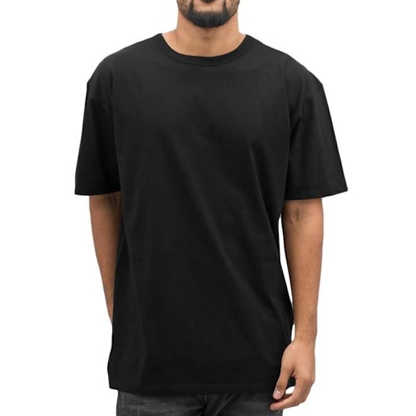 Ylihulld T-paita - Urban Classics - Oliivi - 100% Puuvillaa - Lyhyet Hihat - Lörttileikkaus sort M