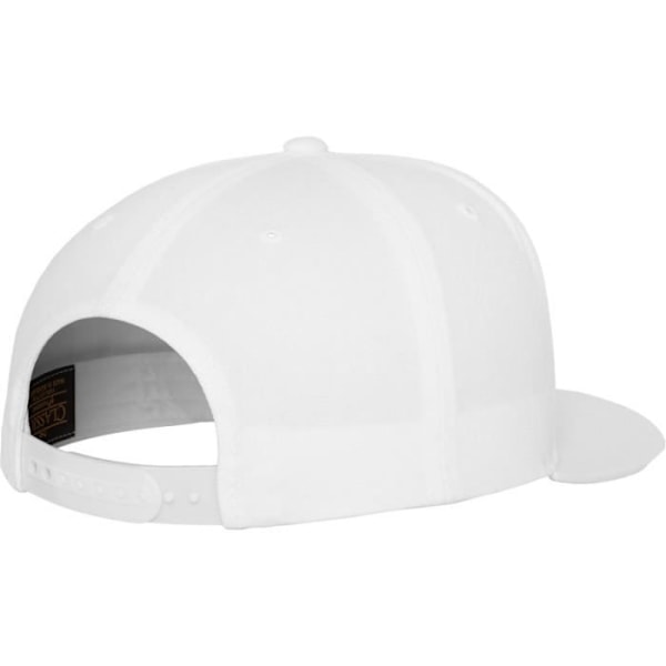 Snapback Flexfit Classic 5-Paneeli - Valkoinen - Aikuisille - Yhteensopiva