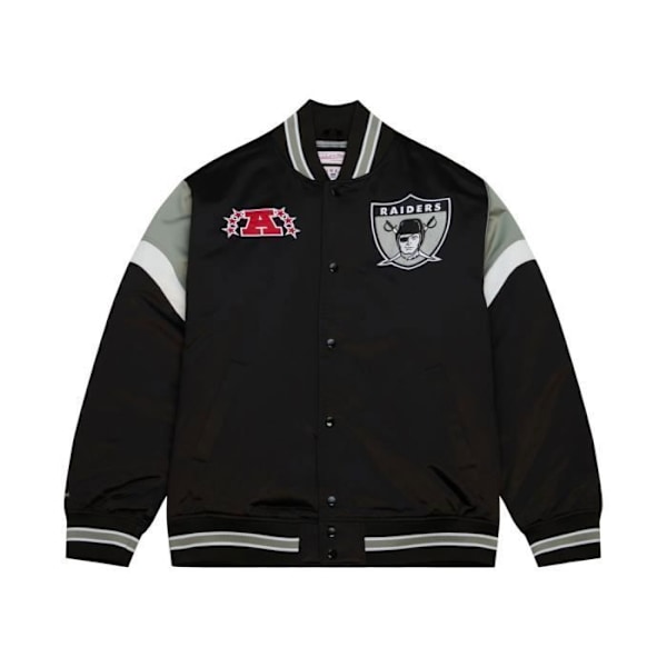 Jakke - Mitchell & Ness - Oakland Raiders - Sort - Størrelse L - Optimal Komfort Svart M