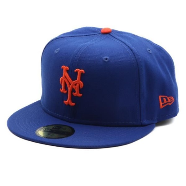 Keps - New Era - NEW YORK METS - Blå - Storlek 7 1/8 - 100% bomull Blå
