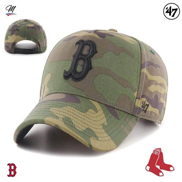 47 MLB Boston Red Sox Grove MVP DT Snapback Hattu - Camo