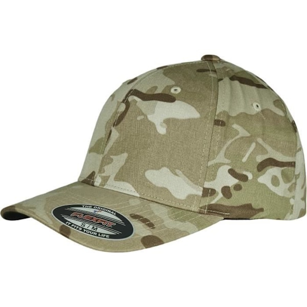 Casquette Flexfit Stretchable Multicam - FLEXFIT - kamouflage - Khaki camo - Vit - Herr - Sportkläder Kakhi kamouflage S / M