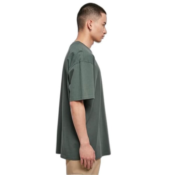 T-paita oversize Urban Classics Heavy Garment Dye - tummanvihreä - S Grön flaska XL