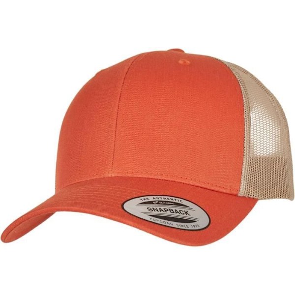 Flexfit RETRO Trucker 2-tone Snapback Kasket Orange / khaki