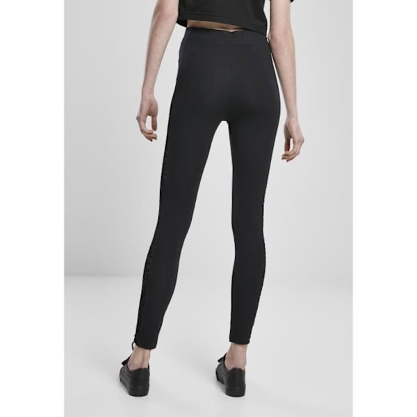 Damleggings - Urban Classics - Flock Lace Stripe - Svart - Vuxen Svart S