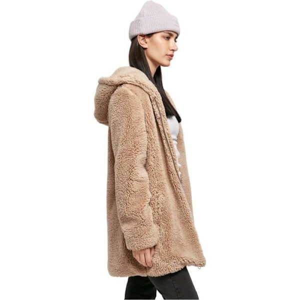 Urban Classics Sherpa Huvfleece för kvinnor - Taupe Brun - 4XL Taupe brun XXXL