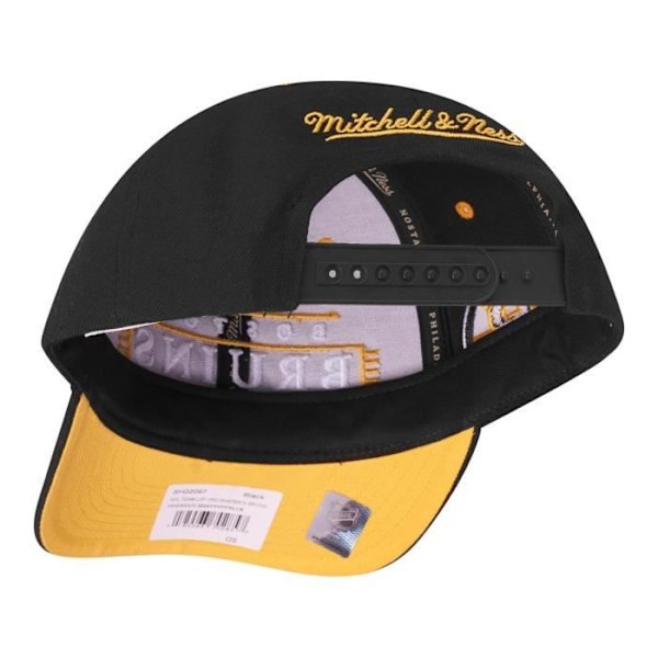 Casquette Snapback LOFI PRO Boston Bruins - MITCHELL & NESS - Hvid/Sort - 100% Polyester Svart