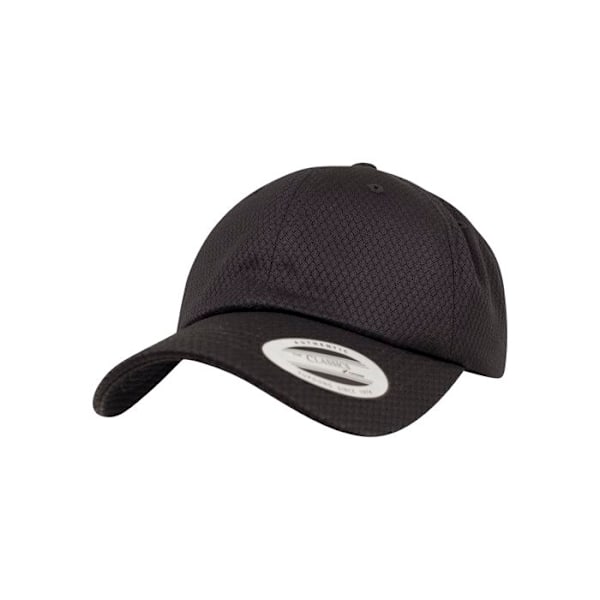 Casquette Dad Cap - Flexfit - Honeycomb - Sort - 100% Polyester - One Size sort