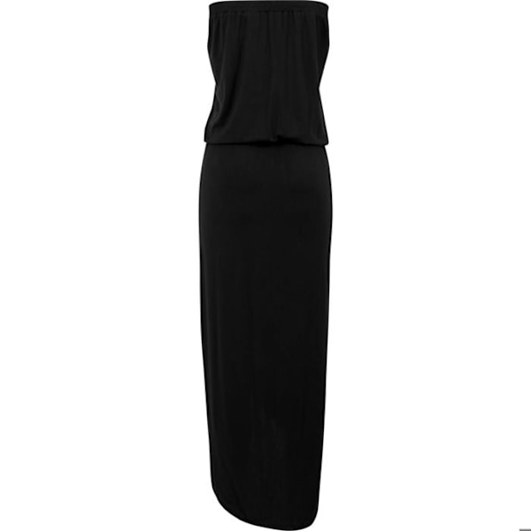 Bandkjole - URBAN CLASSICS - Sort - Viskose - Asymmetrisk - Afslappet svart S