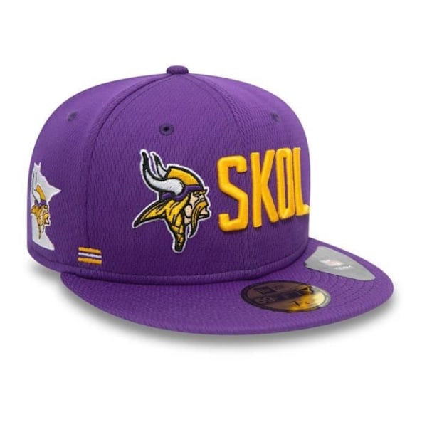 Justerbar keps - New Era - 59Fifty - HOMETOWN Minnesota Vikings - Lila/Vit - Sportkläder Lila 7