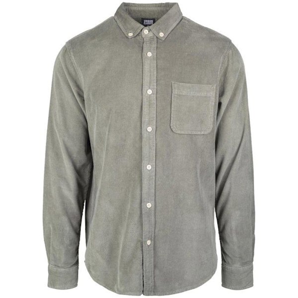 Urban Classics - Corduroy Paita Oliv XXL