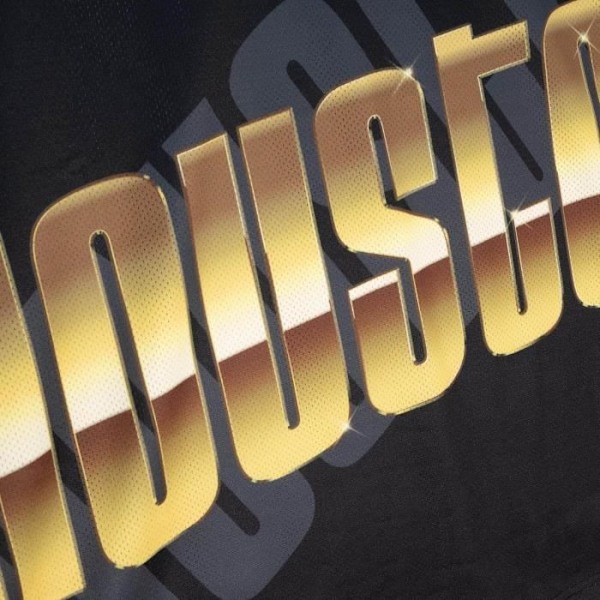 Tanktop - Houston Rockets - Big Face 4.0 - 100% Poly Mesh - Forstørret tryk - Rund hals Svart M