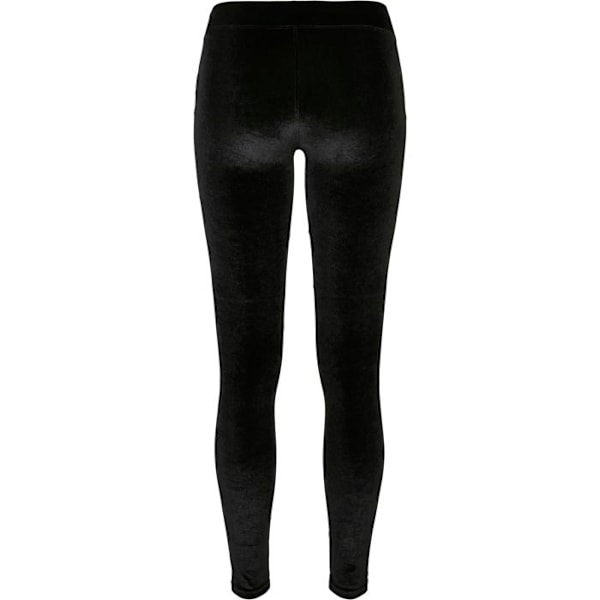 Naisten legginsit - Urban Classics - Velvet Tech Mesh - Stretch-velu - Läpinäkyvä neule - Joustava säätö svart M
