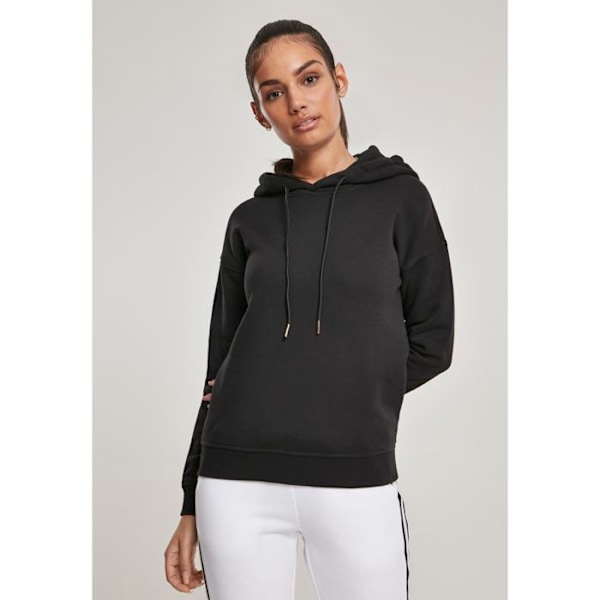 Huppari - Urban Classic - Nainen - Musta - Pitkät hihat - Huppu svart S