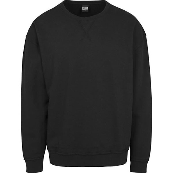 Trøje oversize - URBAN CLASSICS - Sort - Stort krave - 70% bomuld - 30% polyester - M