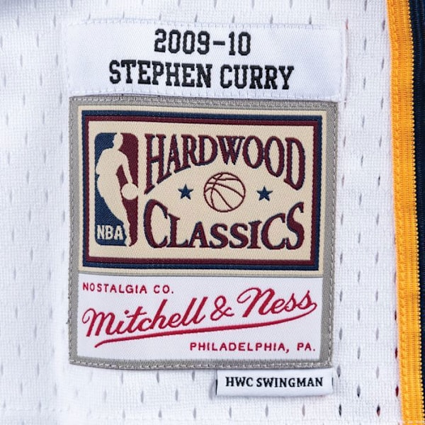 Koripallopaita - MITCHELL & NESS - Gs Warriors - Ste SMJYGS18169 - Valkoinen - Lyhythihainen - Unisex Vit jag