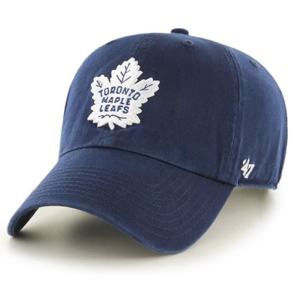 47 Brand Justerbar Kasket - CLEAN UP Toronto Maple Leafs navy