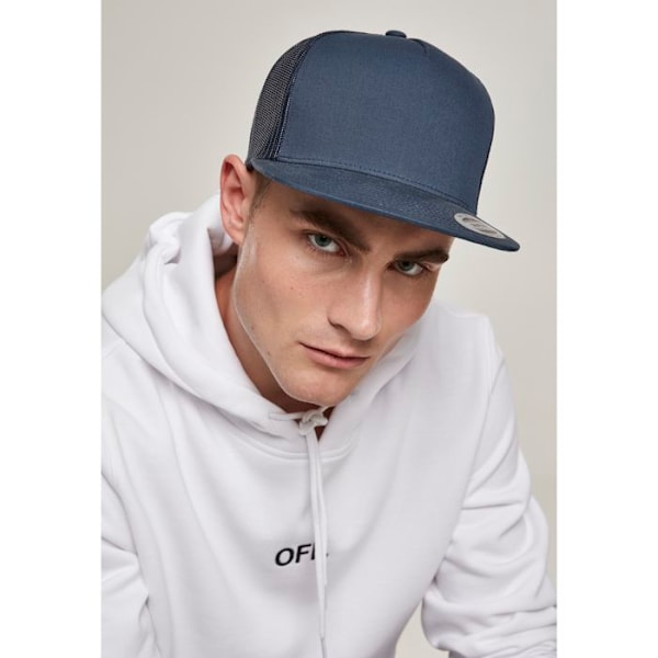 Casquette Trucker 5-Panels - Flexfit - Hvid - One size - Casual - Høj kvalitet aftryk Vit