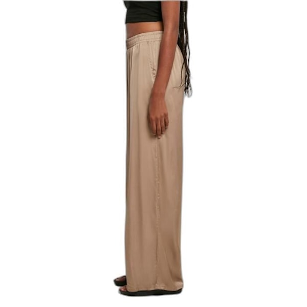 Bredde satinbukser til kvinder Urban Classics GT - beige - 4XL Beige XXL