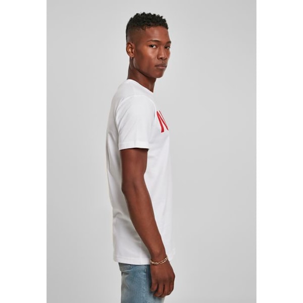 T-shirt - Mister Tee - orme - Hvid - Korte ærmer - Klassisk krave Vit XS