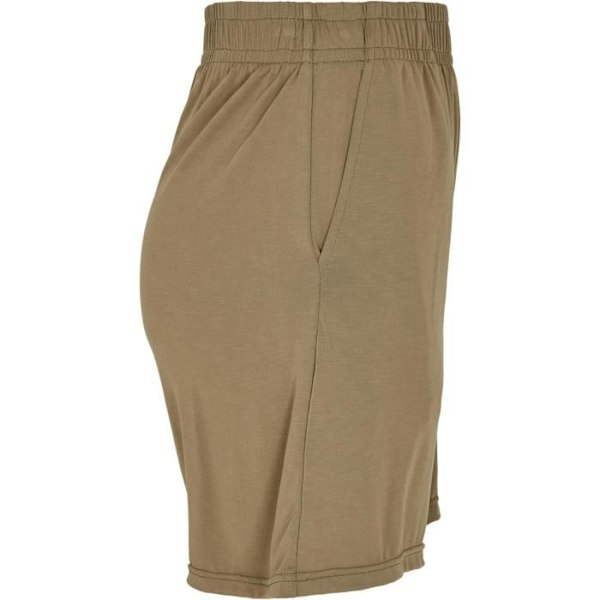 Kort Dame - Urban Classics - Kaki - Blødt Modalstof - Elastisk Talje - Loose Fit grön khaki S