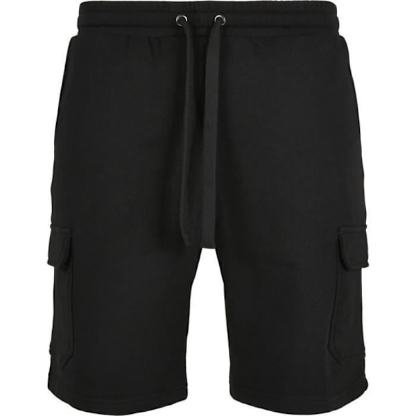 Kort cargo - Urban Classics - Noir - 100% Ekologisk bomull - Elastisk passform - Cargo-fickor Svart jag