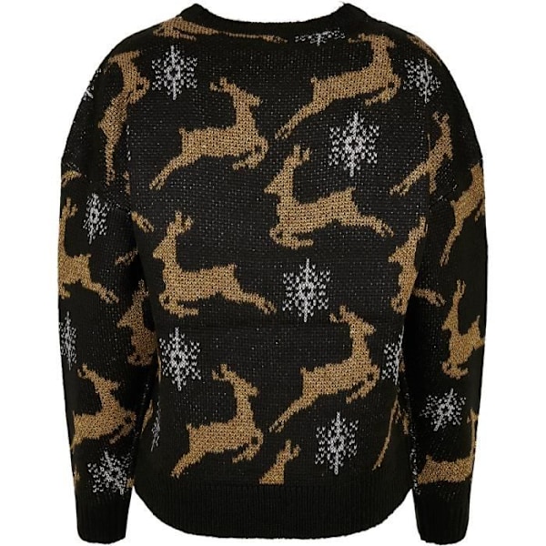 Oversized Juletrøje Dame - Urban Classics - Sort - Rund Hals - Til Voksne Svart M
