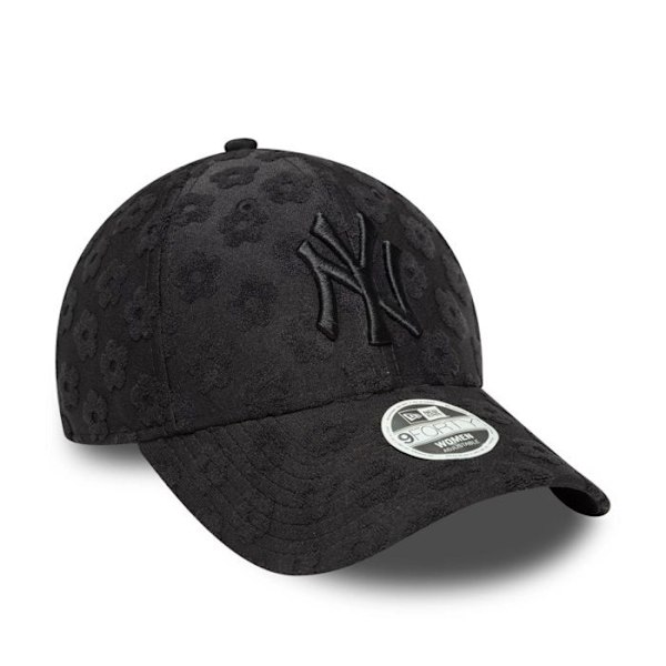 New Era Kläder Modell New York Yankees Dam Mlb Floral Handduk Svart 9forty Justerbar - Färg Svart Svart