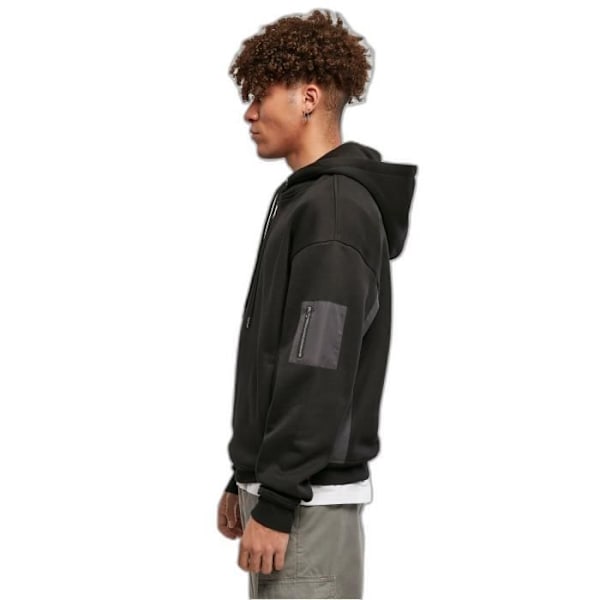 Sweatshirt Urban Classics Militær Bomber - sort - M Svart M
