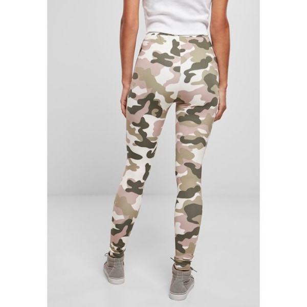 Legging dam - Urban Classics - Camo tech - Hög midja - Justerbar komfort - Kamouflage mönster roscamouflage M