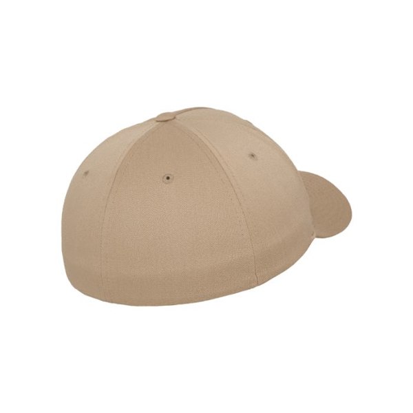 Kasket - Flexfit - 5 panel - Olivengrøn - Beige - Sommer kakigrøn S / M