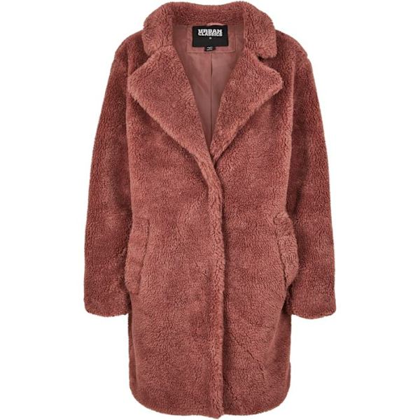 Naisten parka - Urban Classic - Ylisuuri - Sherpa - Kordura - Monikäyttöinen mörkrosa S